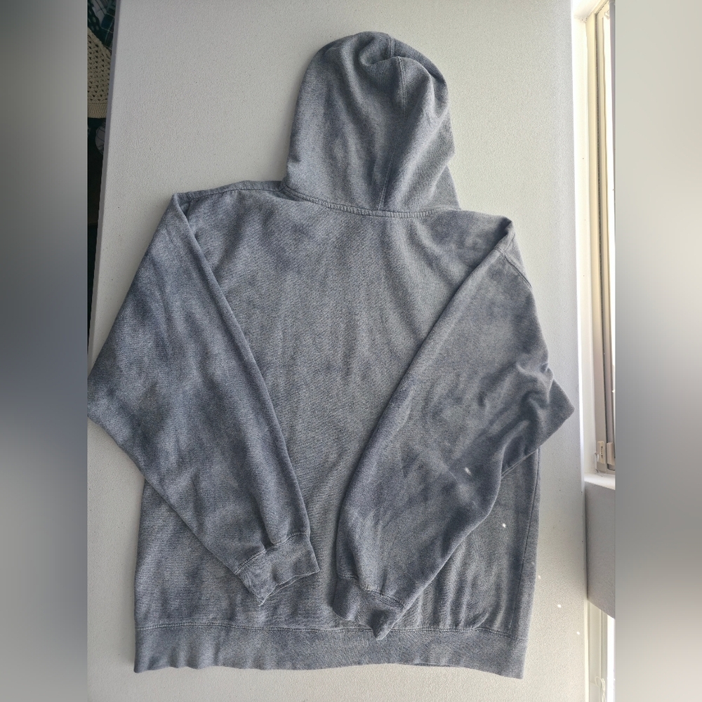 Thrasher Silver Flame Hoodie Grey Tie Dye Skate Aesthetic Streetwear Large - Picture 9 of 13